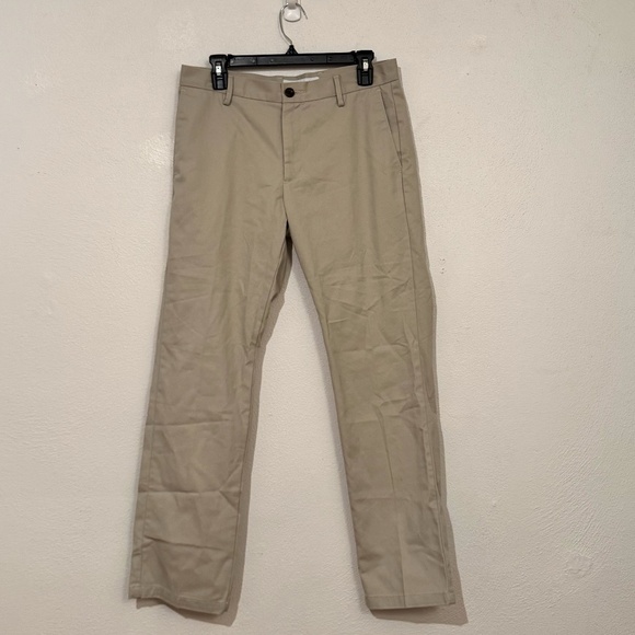 Amazon Essentials Mens Khaki Slacks – Size 30W 29L - Picture 1 of 5